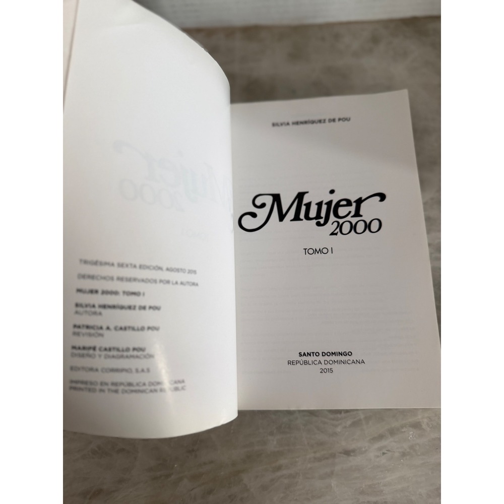 Silvia H De Pou Mujer 2000 Recetas de Cocina Tomo I Spanish Dominican Cookbook - Picture 7 of 14